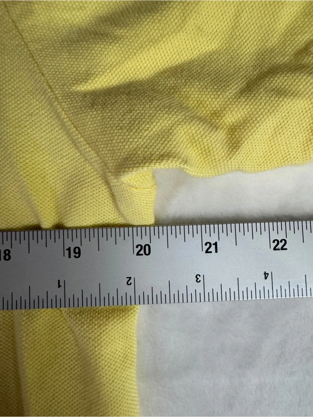 Polo Ralph Lauren Custom Fit Big Pony Polo Shirt Yellow Blue Men’s XL